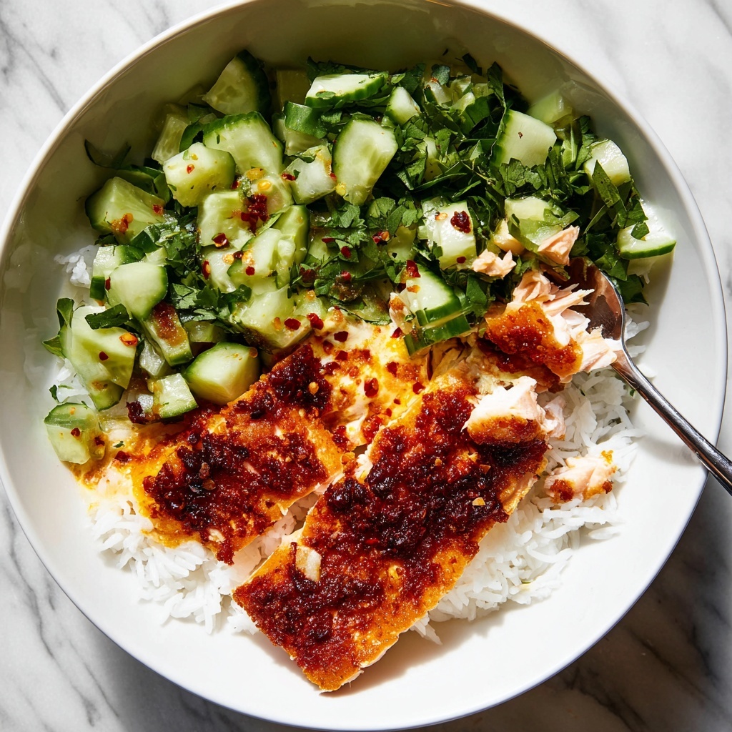 Bang Bang Salmon with Avocado Cucumber Salsa Recipe - Recipe Image