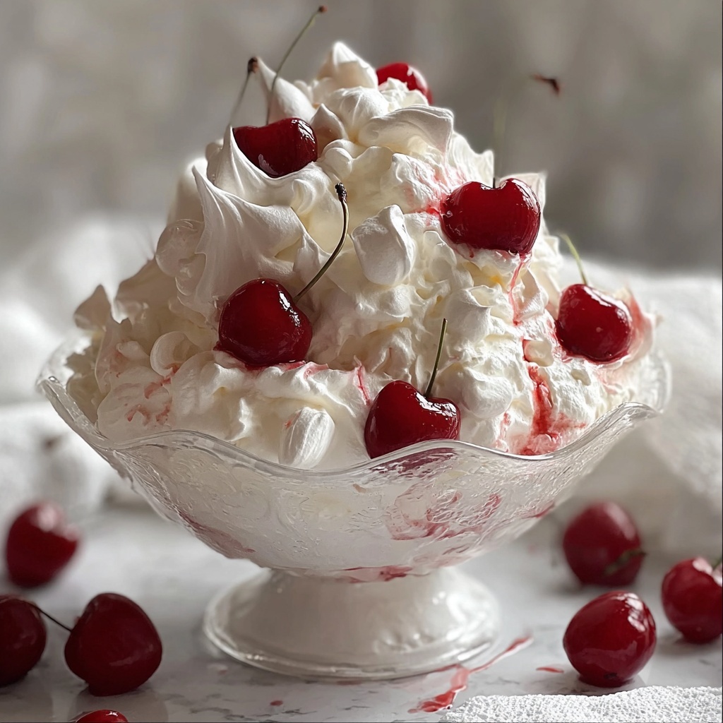 Cherry Cheesecake Fluff Recipe - Recipe Image