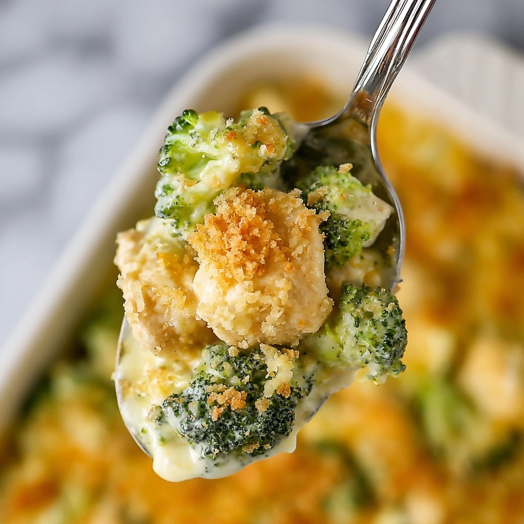 Chicken Divan with Broccoli and Cheddar Crispy Topping Recipe - Recipe Image