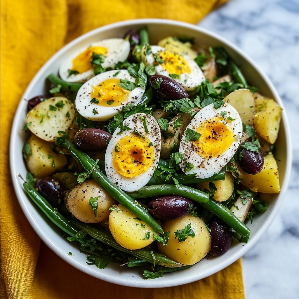 French-Style Potato and Green Bean Salad Recipe - Recipe Image