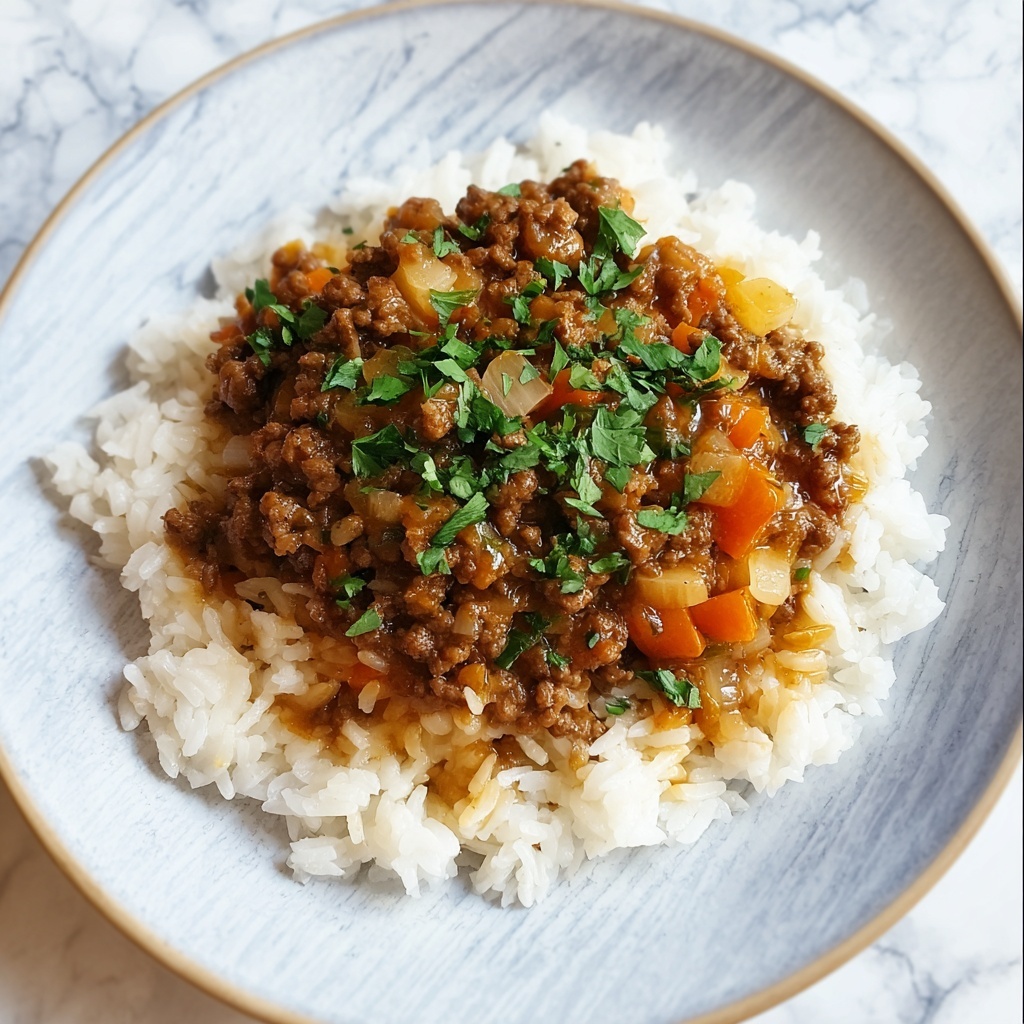 French Onion Ground Beef and Rice Casserole Recipe - Recipe Image
