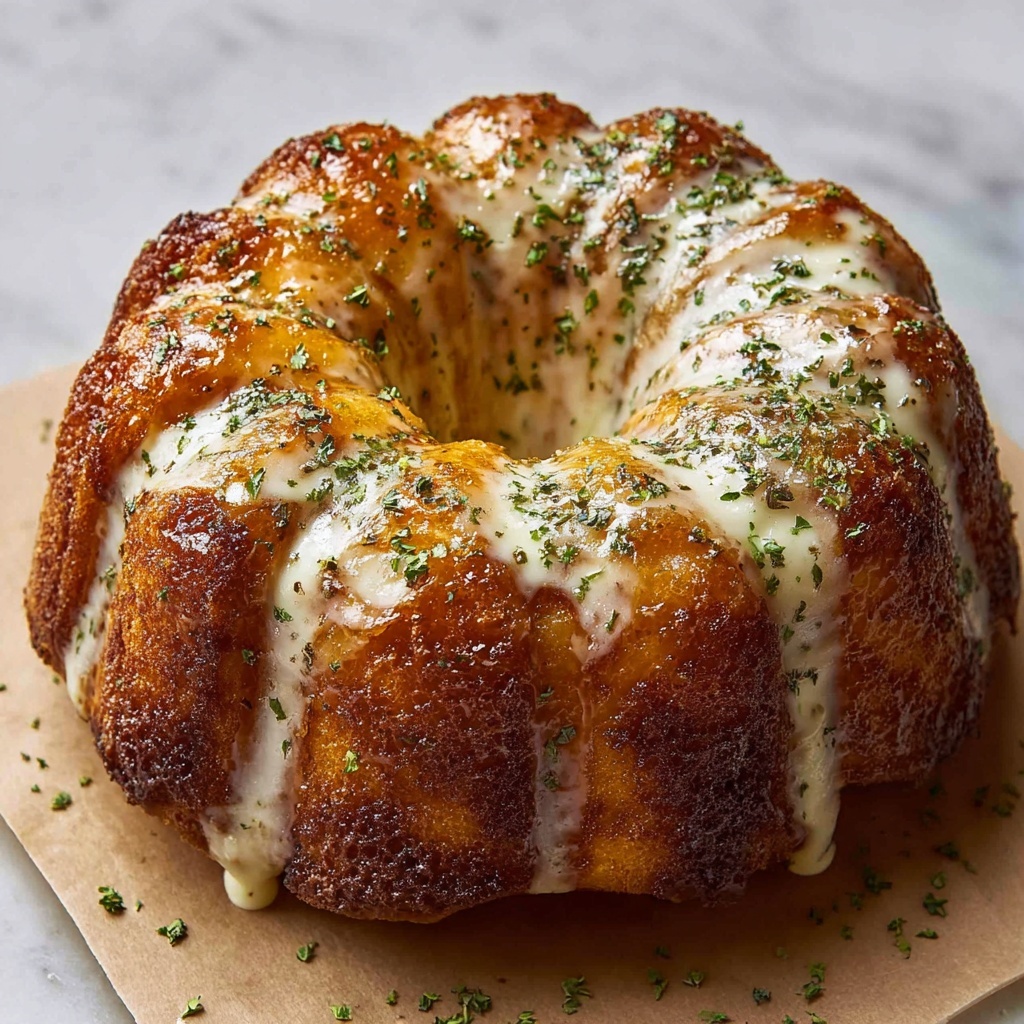 Chicken Alfredo Monkey Bread Recipe - Recipe Image