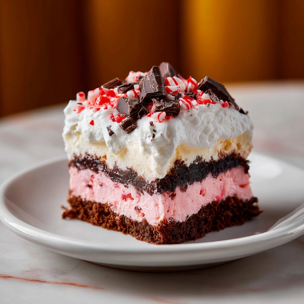 Decadent Layers of Chocolate and Peppermint Bliss Recipe - Recipe Image
