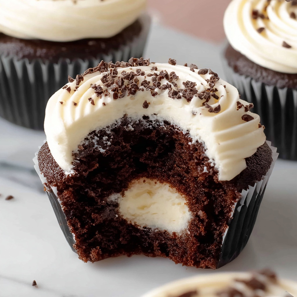 Creamy Chocolate Cupcakes Recipe - Recipe Image