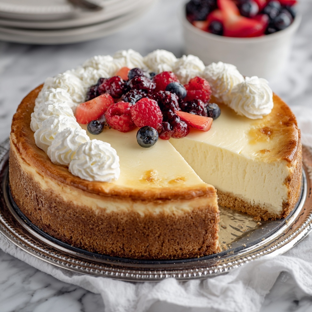 Classic Creamy Cheesecake Recipe - Recipe Image