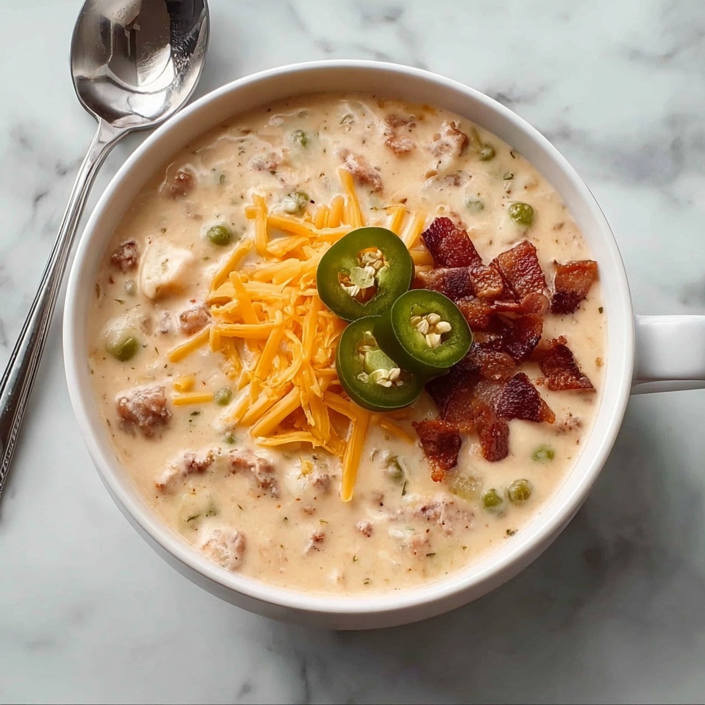 Jalapeno Popper Chicken Soup Recipe - Recipe Image
