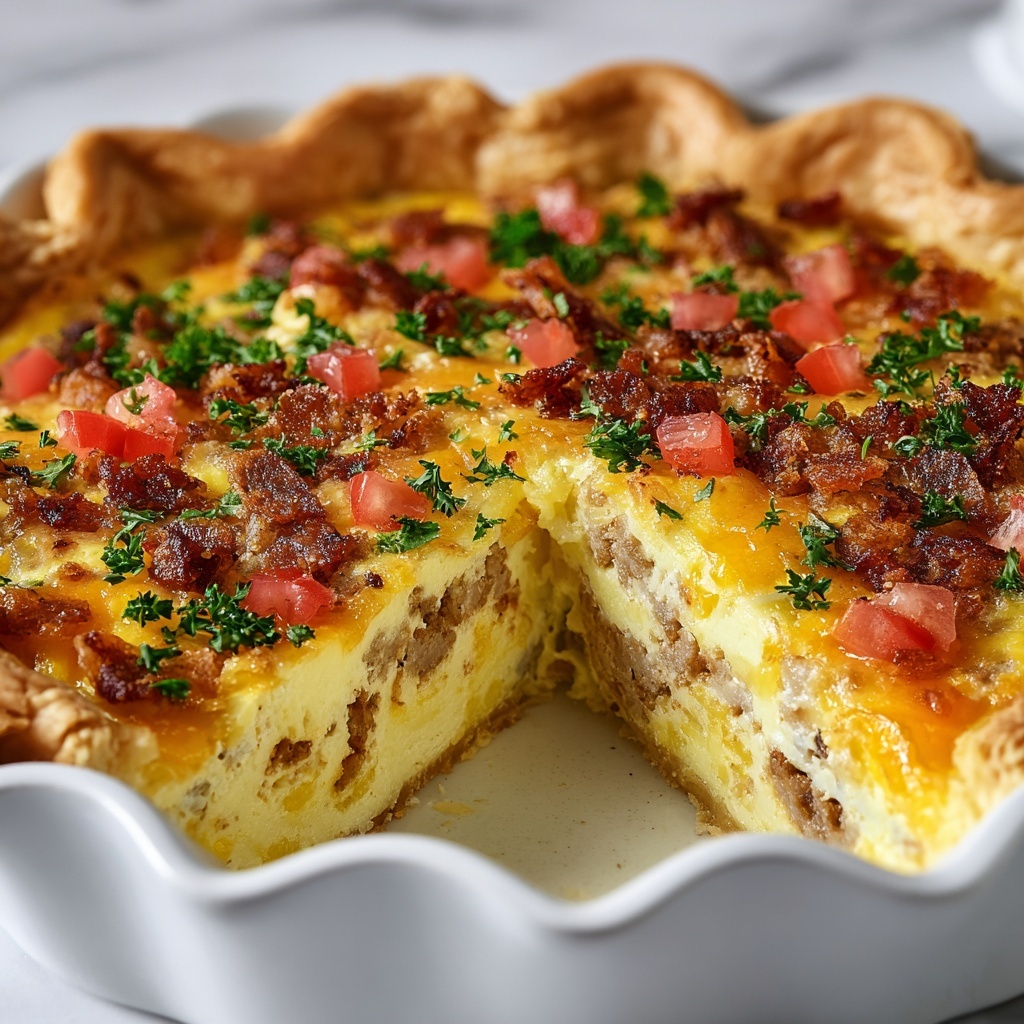 Crescent Roll Breakfast Casserole Recipe - Recipe Image