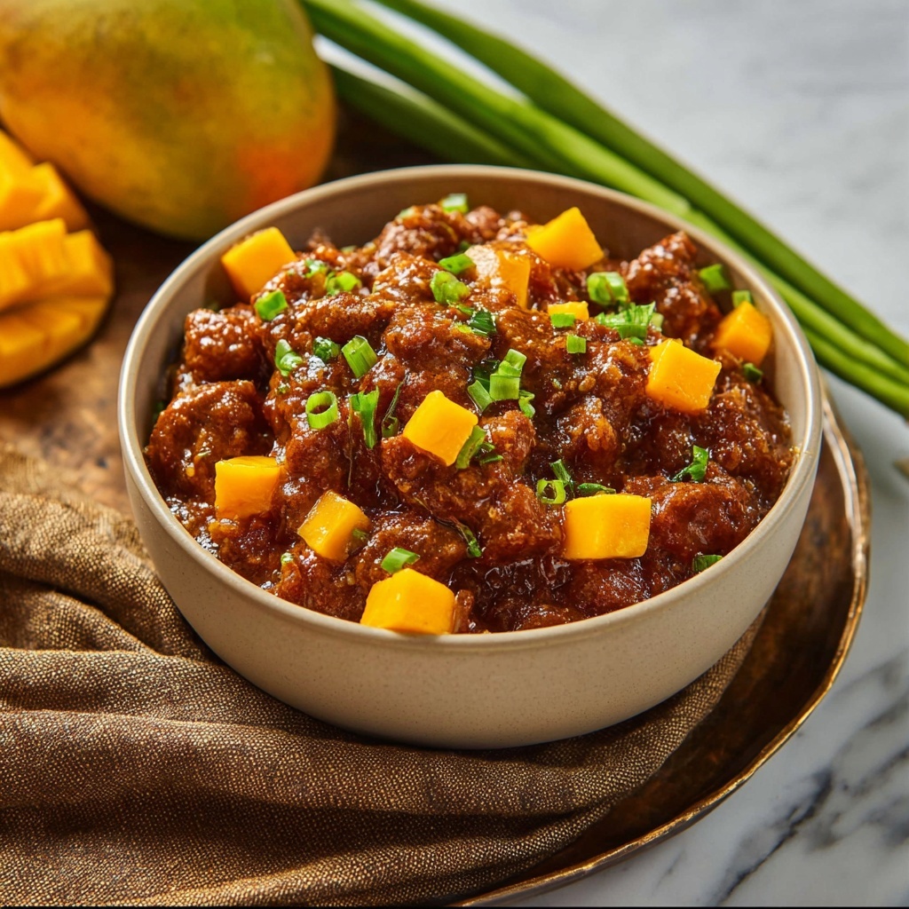Chinese-Style Mango Chicken Stir-Fry Recipe - Recipe Image
