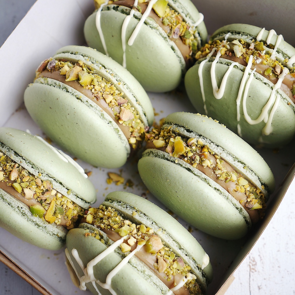 Pistachio Macarons Recipe - Recipe Image