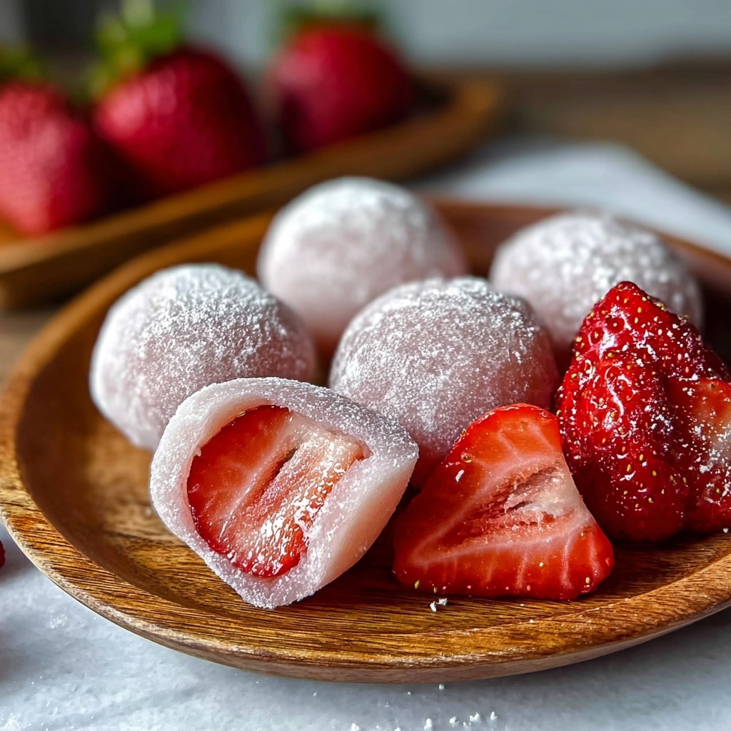Strawberry Mochi Recipe - Recipe Image