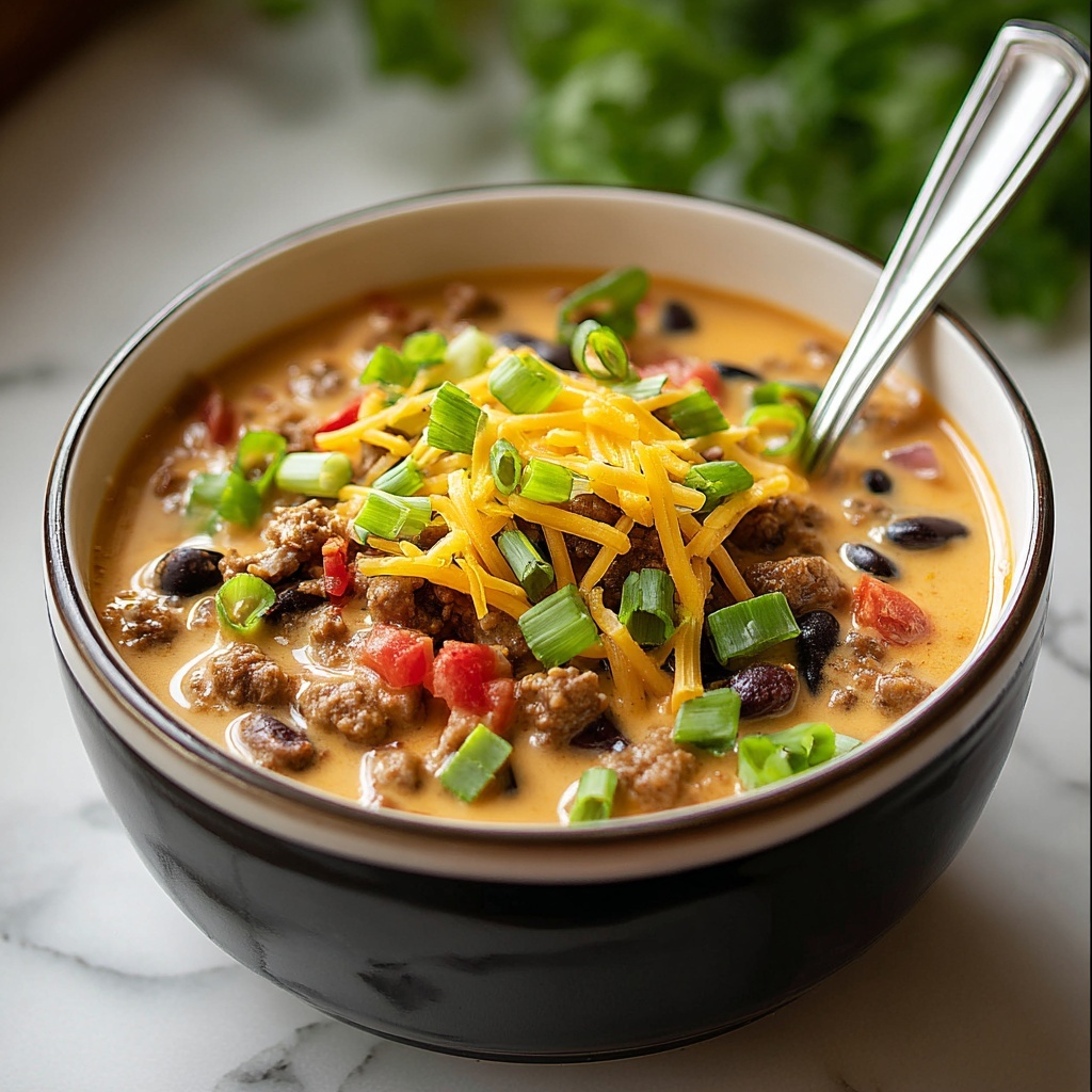 Easy Creamy Taco Soup Recipe - Recipe Image