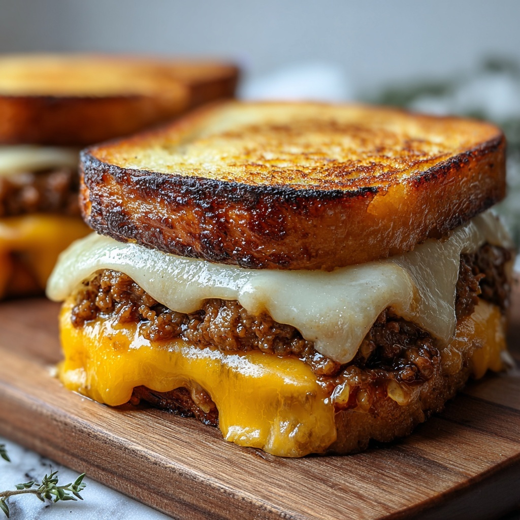 Delicious Patty Melts Recipe - Recipe Image