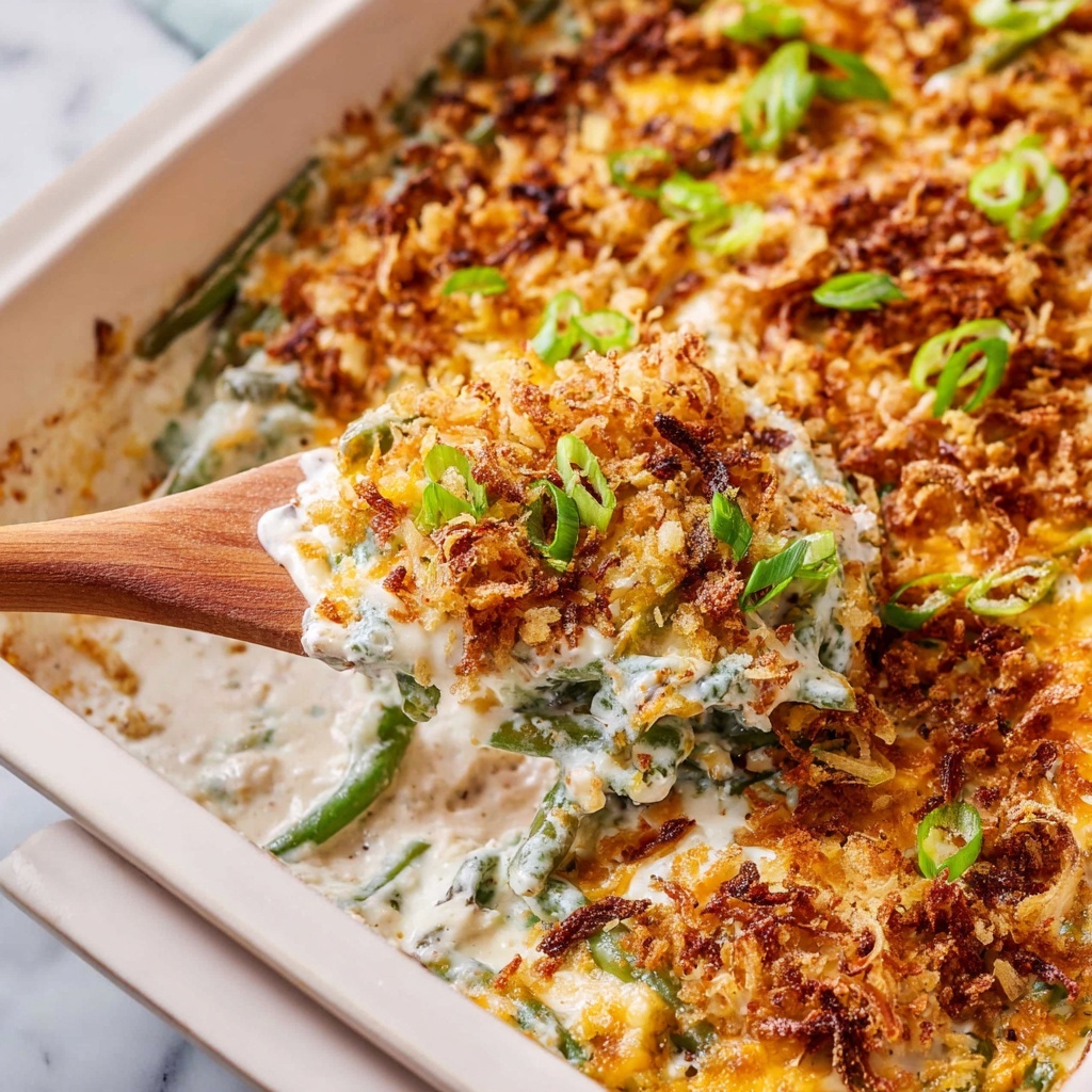 Cream Cheese Green Bean Casserole Recipe - Recipe Image