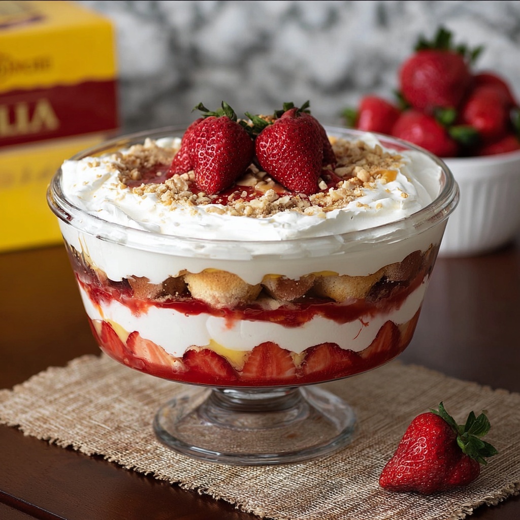Strawberry Pudding Recipe - Recipe Image