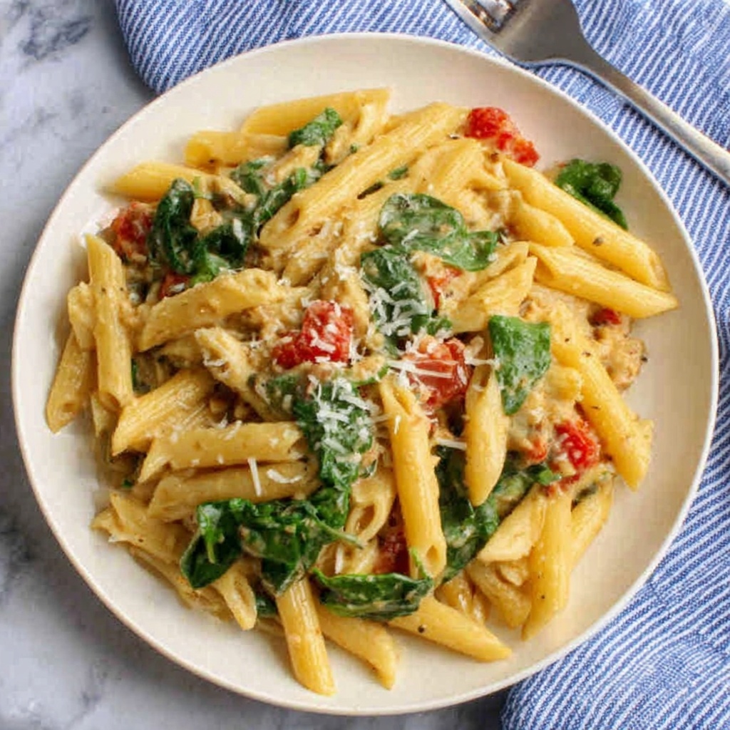 Creamy Italian Sausage Pasta Recipe - Recipe Image