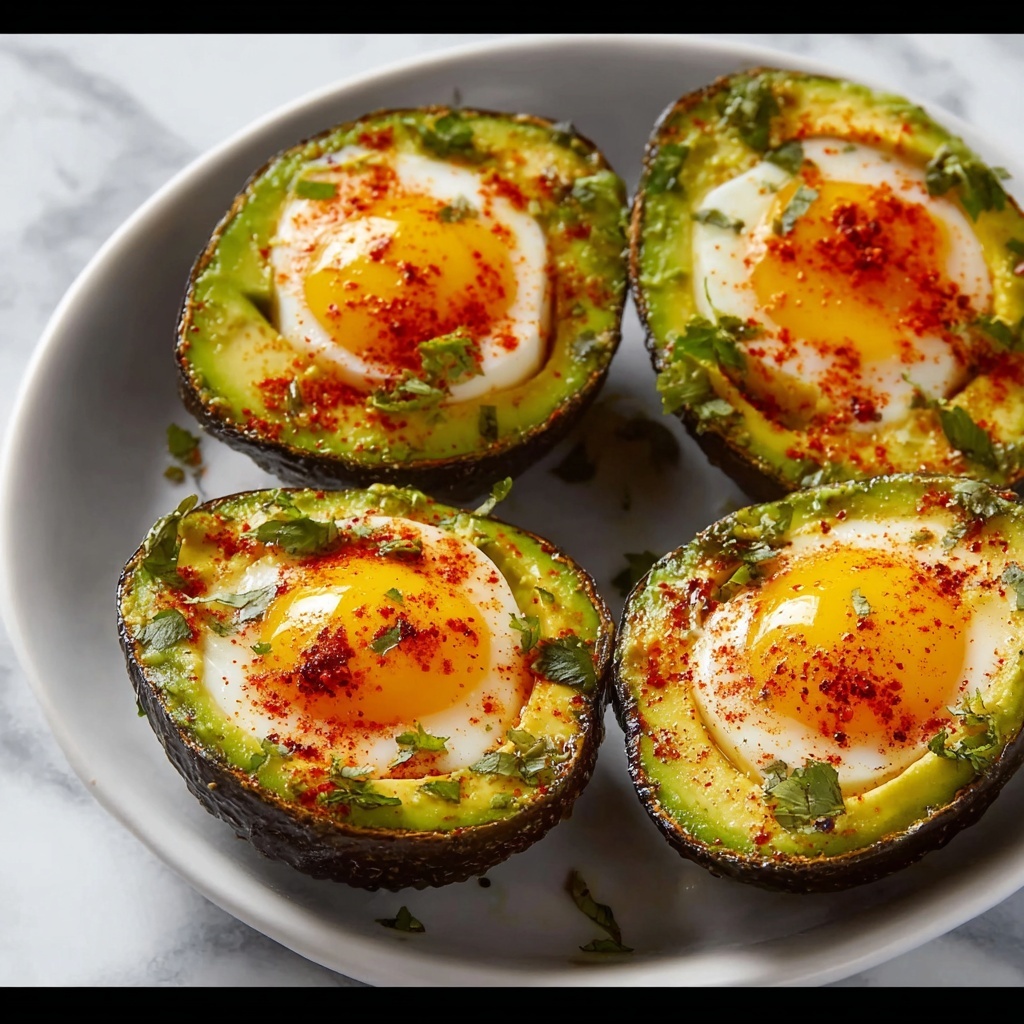 Air Fryer Avocado Eggs Recipe - Recipe Image