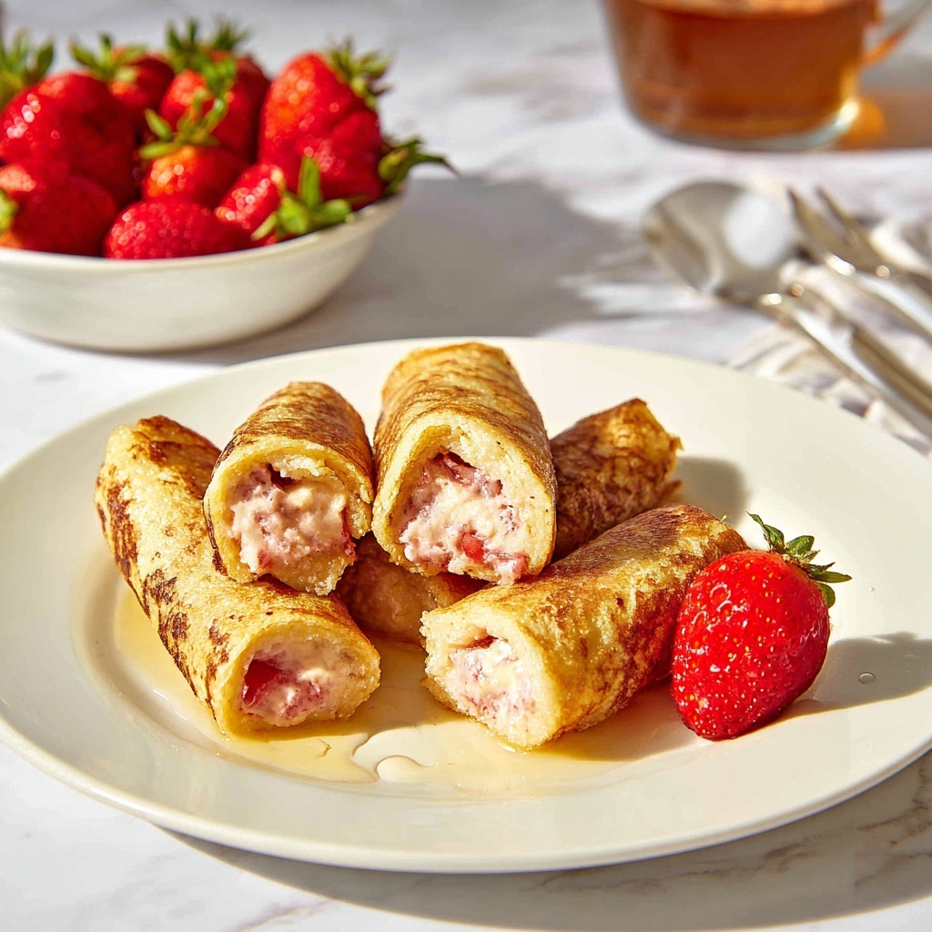 Strawberry French Toast Roll-Ups Recipe - Recipe Image