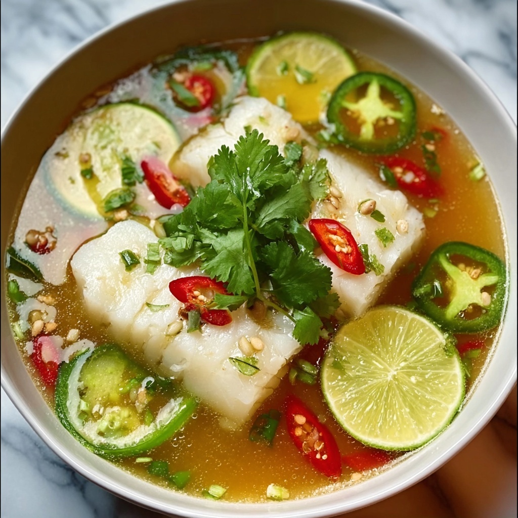 Spicy Lemon Fish Soup Recipe - Recipe Image