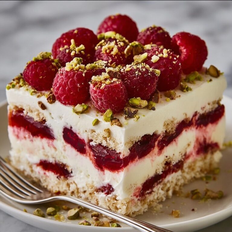 White Chocolate Raspberry Pistachio Tiramisu Recipe