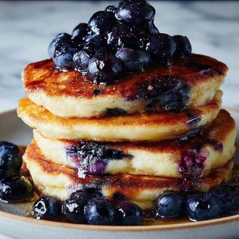 Fluffiest Blueberry Pancakes Recipe