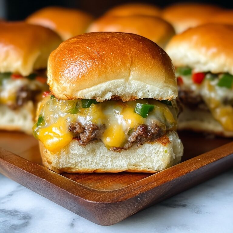 Cheeseburger Sliders with Queso Recipe