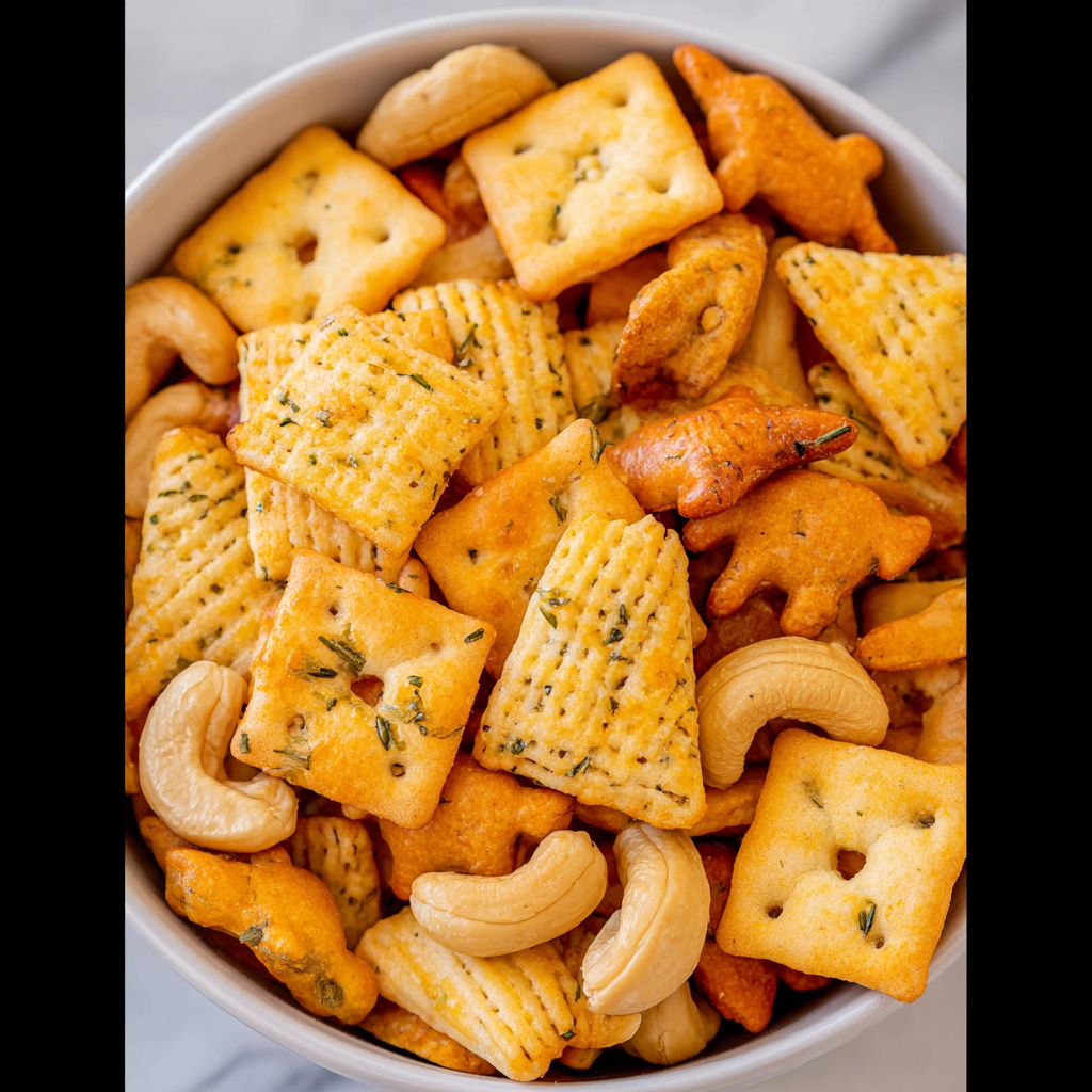 Buffalo Ranch Snack Mix Recipe - Recipe Image