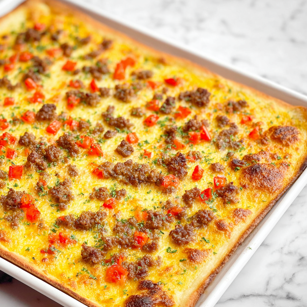 Rotel Sausage Cream Cheese Grits Casserole Recipe - Recipe Image