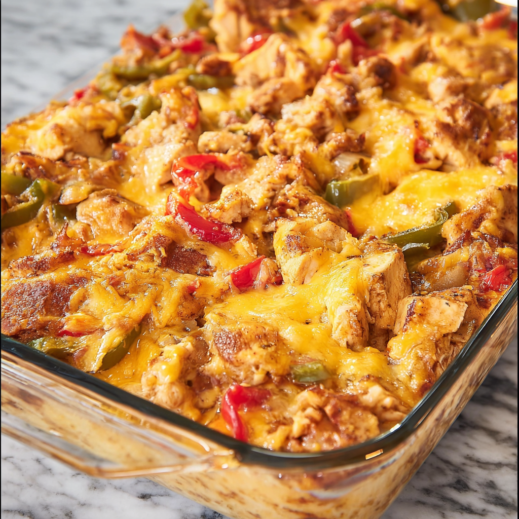 Chicken Fajita Rice-A-Roni Casserole Recipe - Recipe Image