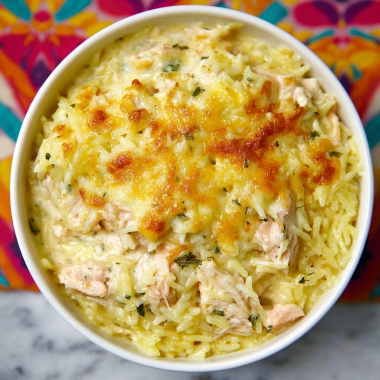 Green Chile Chicken Rice-A-Roni Casserole Recipe