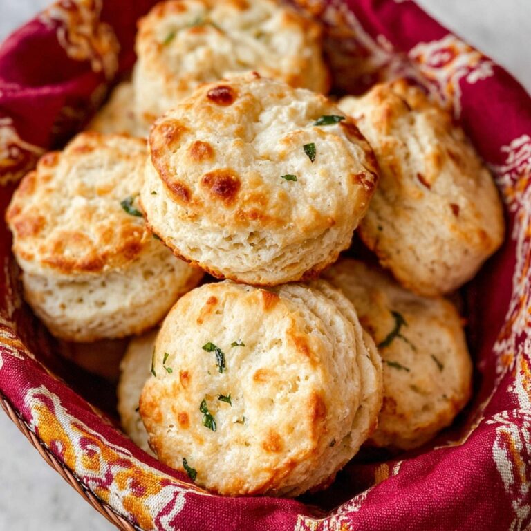 Cheesy Garlic Drop Biscuits Recipe