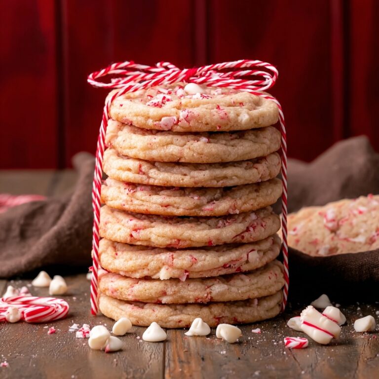 White Chocolate Candy Cane Cookies Recipe