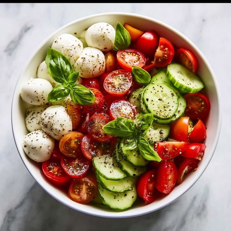 Cucumber Caprese Salad Recipe