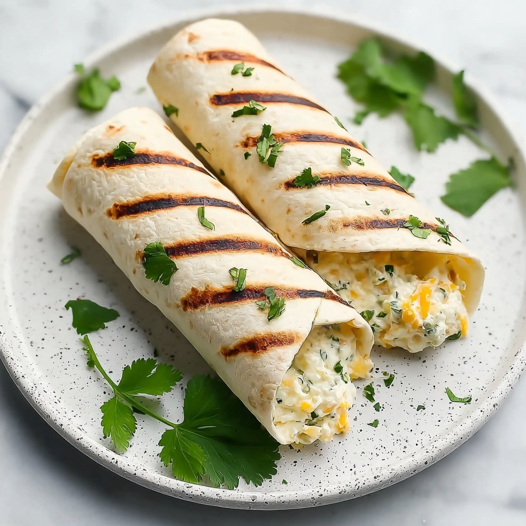 Cheesy Garlic Chicken Wraps Recipe - Recipe Image