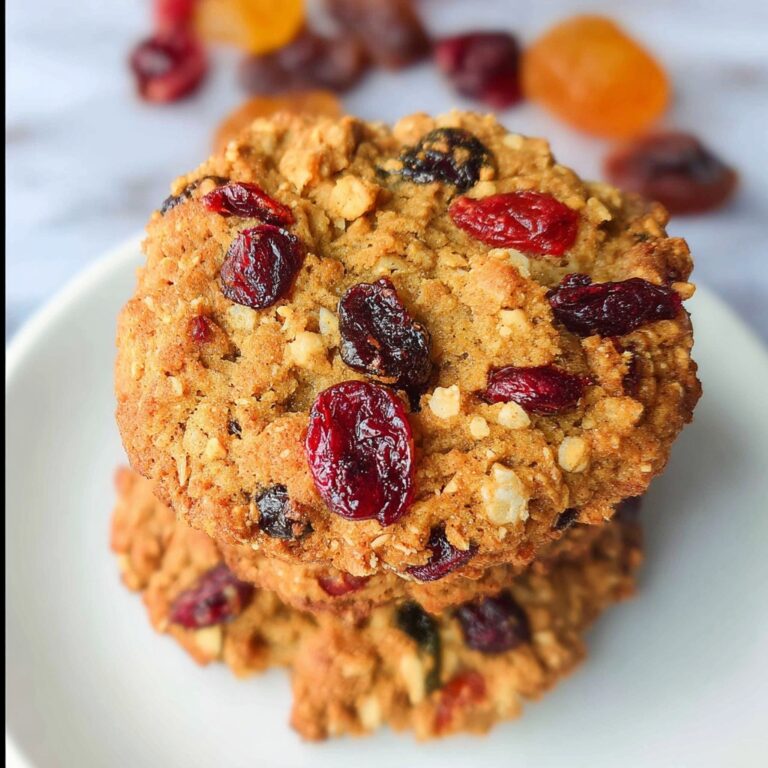 Almond Flour Cookies with Cranberries and Mangoes Recipe
