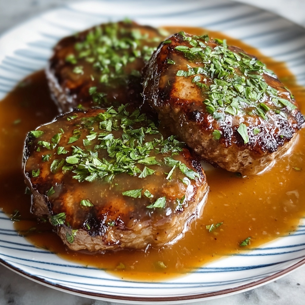 Bobby Flay Salisbury Steak Recipe: A Classic with a Twist Recipe - Recipe Image