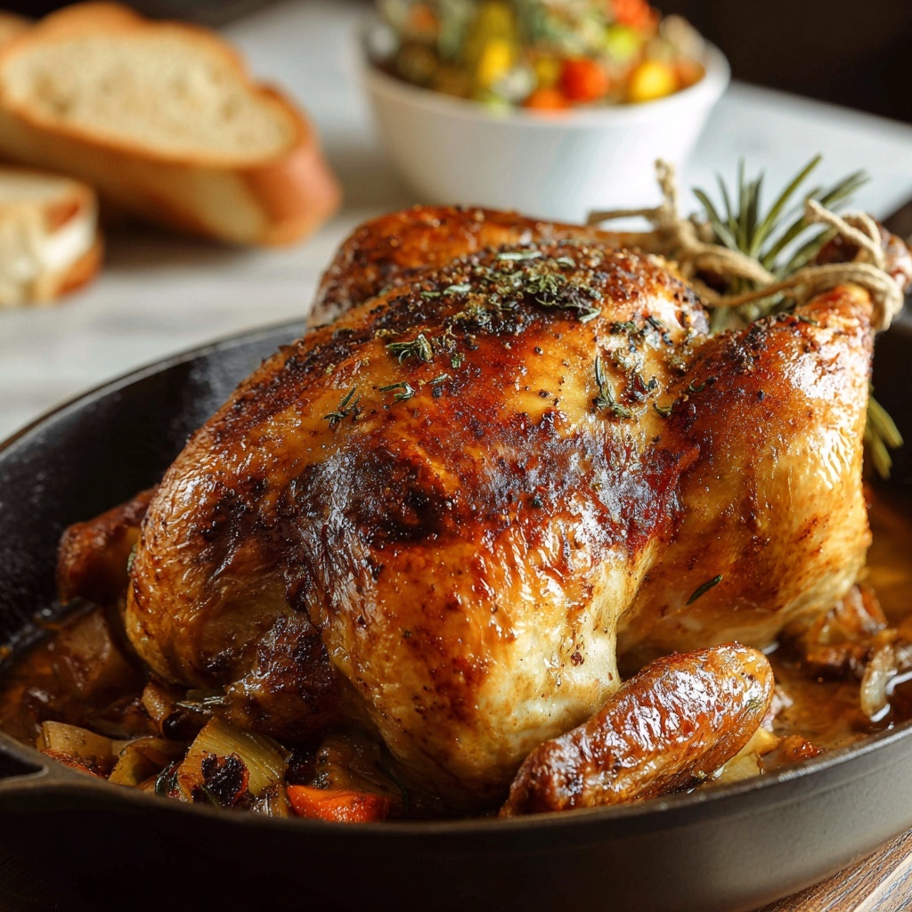 Roasted Herb Butter Turkey Recipe - Recipe Image