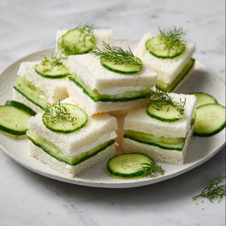Cucumber Tea Sandwiches Recipe