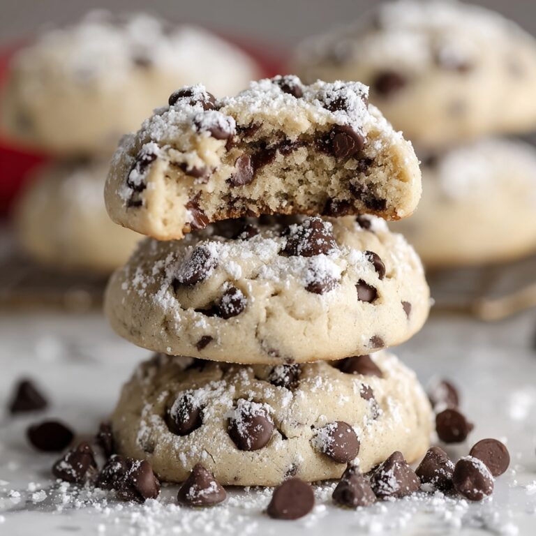 Peanut Butter Chocolate Chip Snowball Cookies Recipe