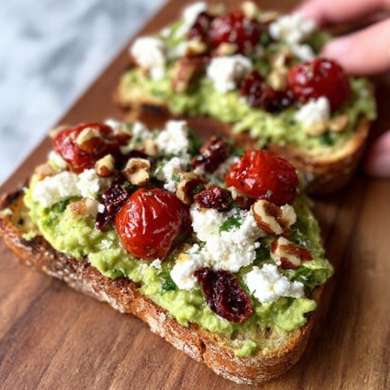 Avocado Feta Toast Delight Recipe