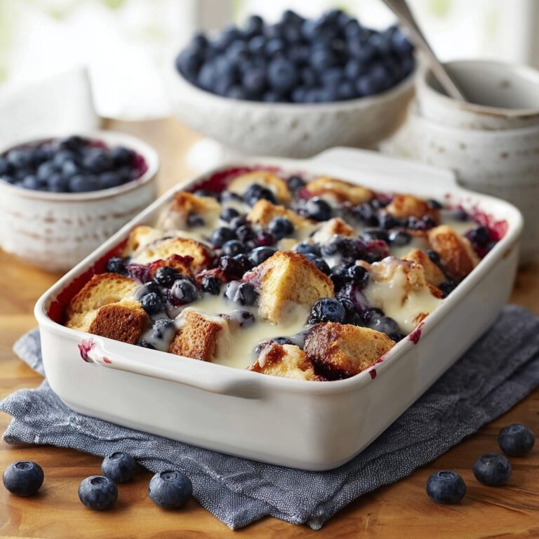 Blueberry French Toast Casserole Delight Recipe