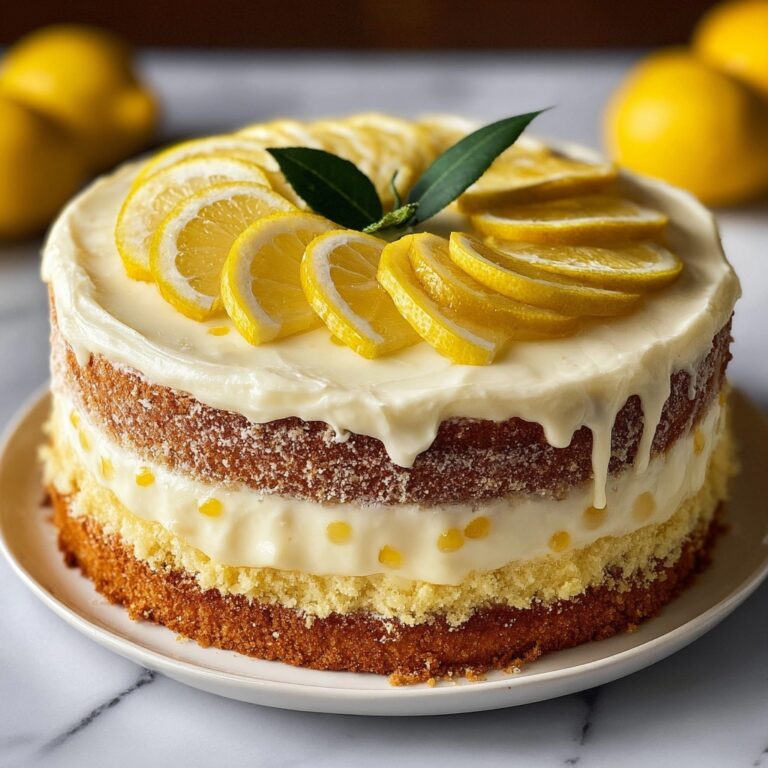 Limoncello Cake with Mascarpone Frosting Recipe