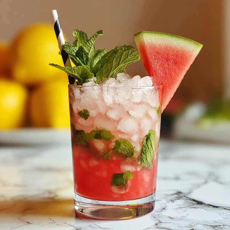Watermelon Mint Lemonade Recipe
