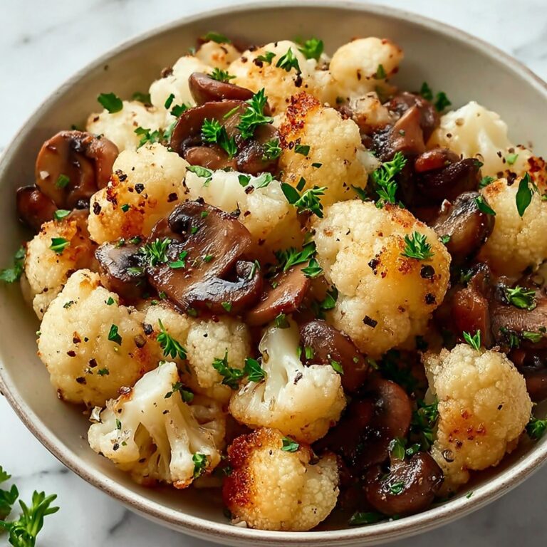 Garlic Cauliflower Mushroom Skillet: A Delicious and Healthy Recipe