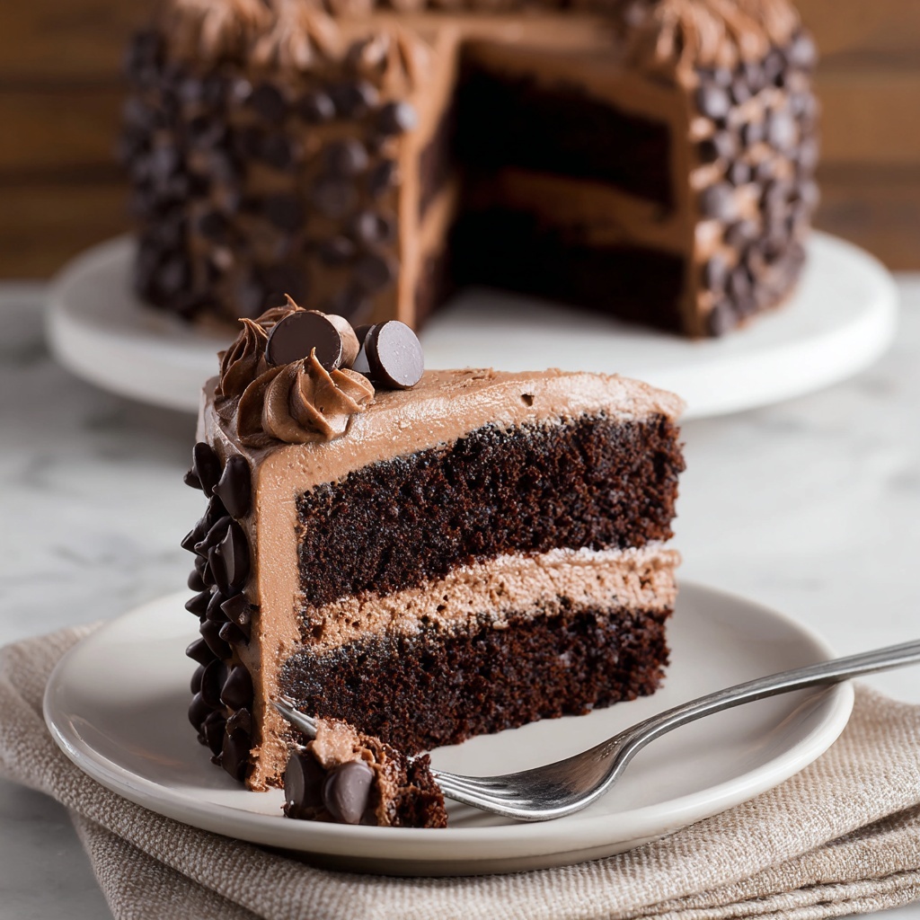 Triple Chocolate Cake Recipe - Recipe Image