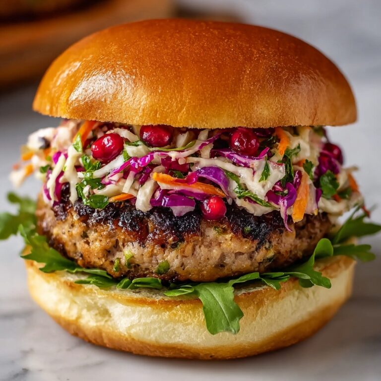 Turkey Sliders with Cranberry Slaw Recipe