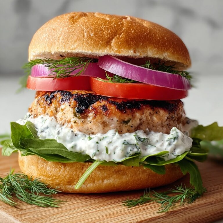 Greek Turkey Burger with Tzatziki Recipe