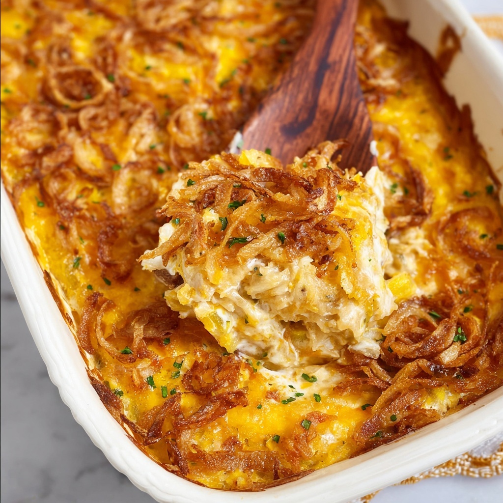 French Onion Squash Casserole Recipe - Recipe Image