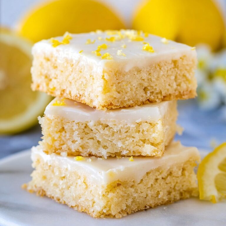 Lemon Brownies Recipe