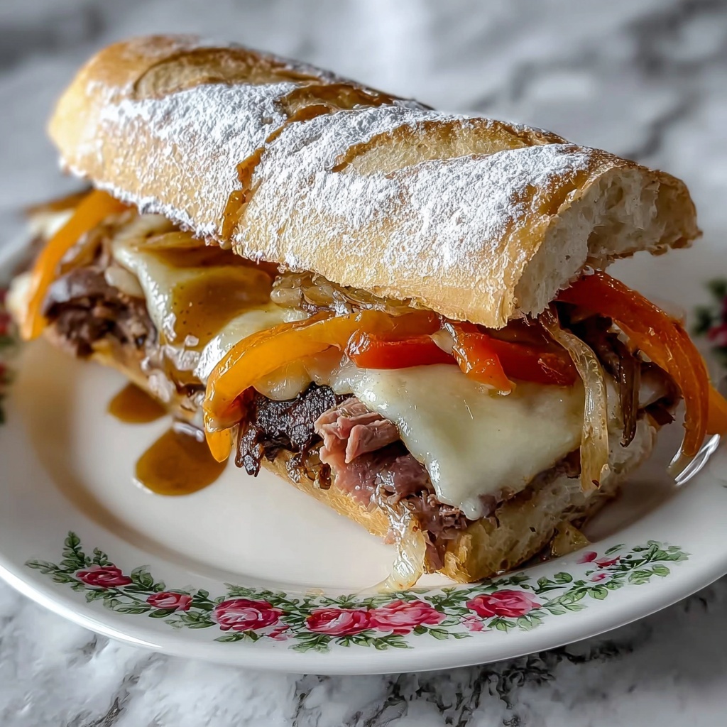 Slow Cooker Philly Cheesesteak Sandwiches Recipe - Recipe Image