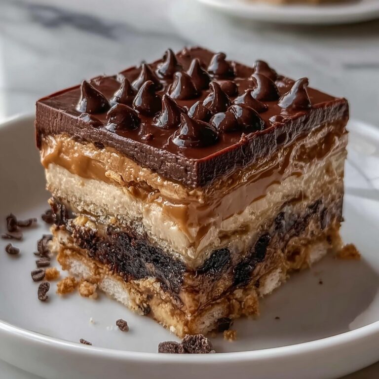 Chocolate Peanut Butter Lasagna Recipe